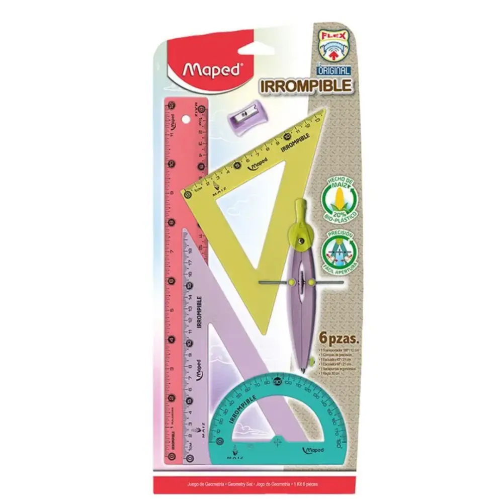 JUEGO GEOMETRICO MAPED IRROMPIBLE DE MAIZ 981875