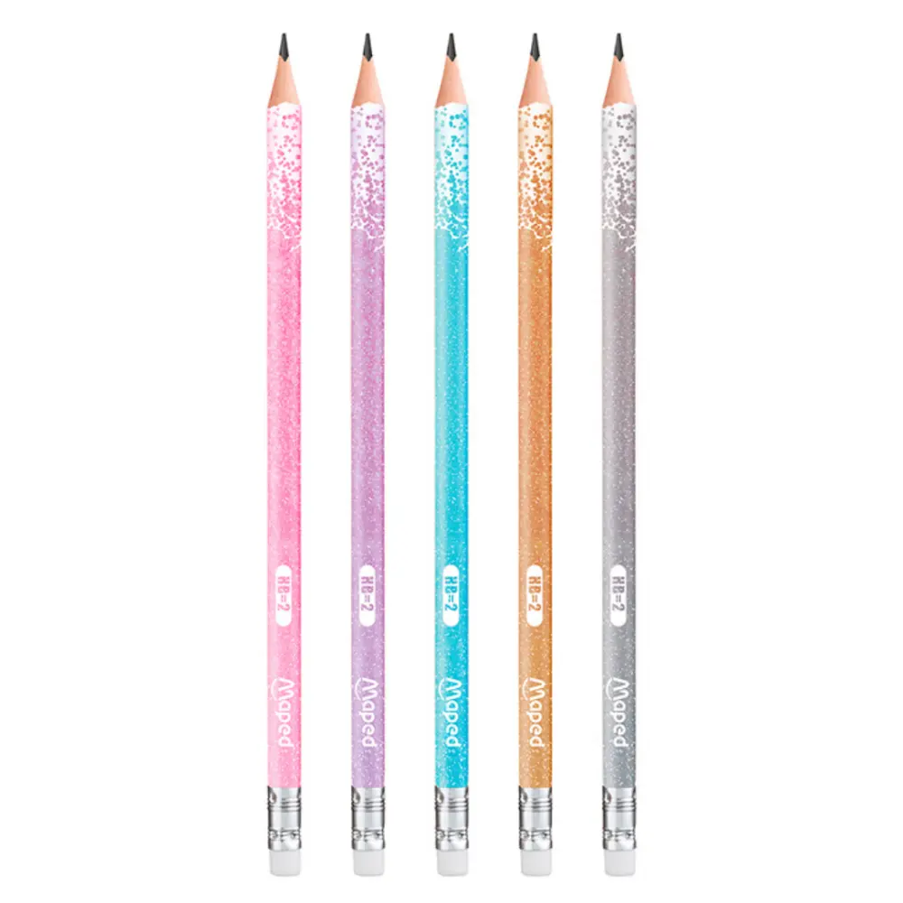 LAPIZ MAPED GLITTER DECO BLISTER C/6 PZAS. - Image 2