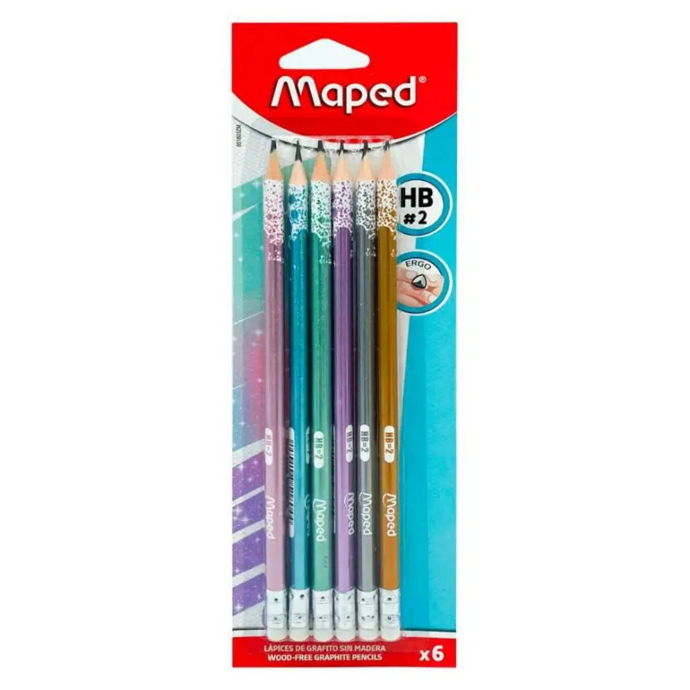 LAPIZ MAPED GLITTER DECO BLISTER C/6 PZAS. - Image 3