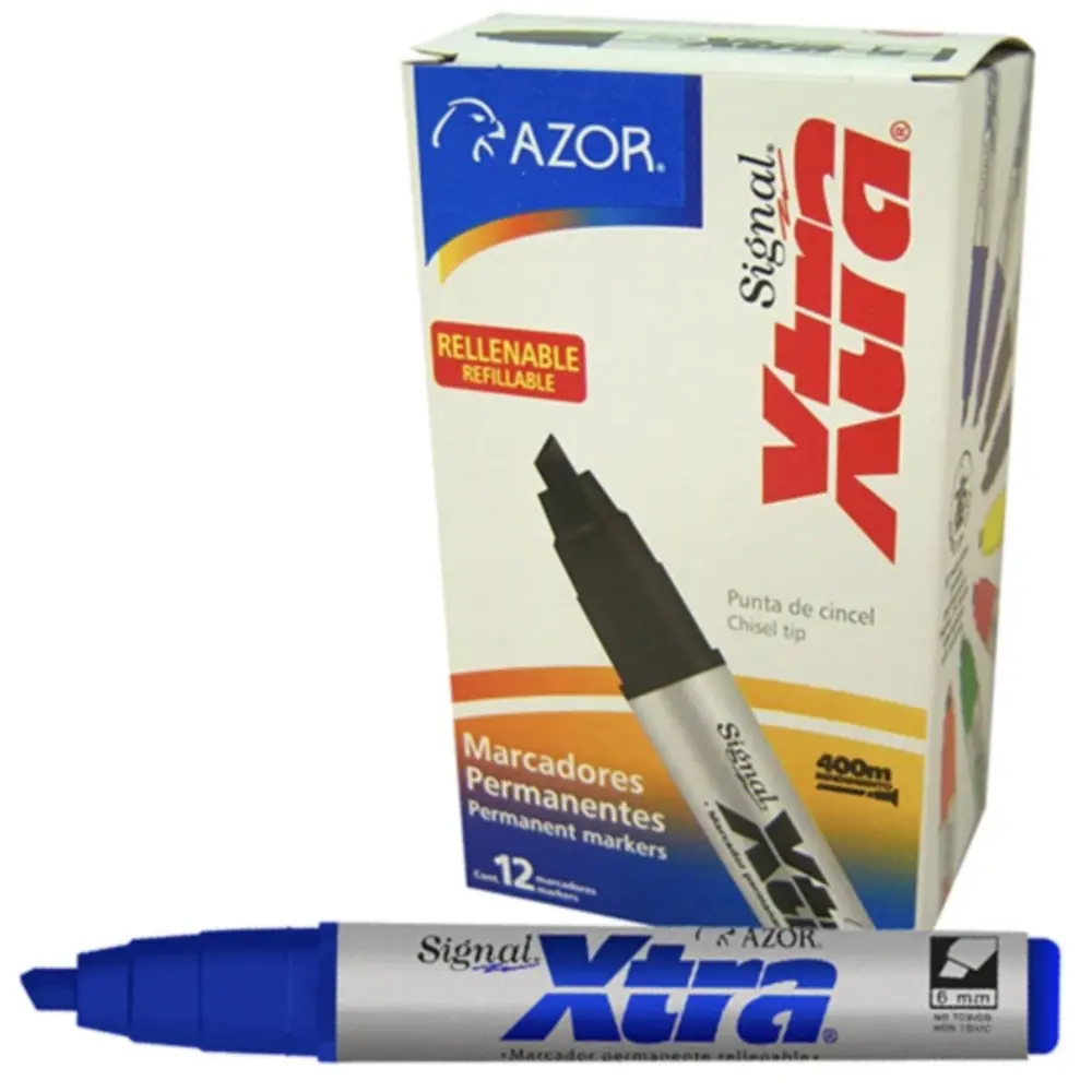 MARCADOR SIGNAL XTRA PERMANENTE AZUL - Image 2