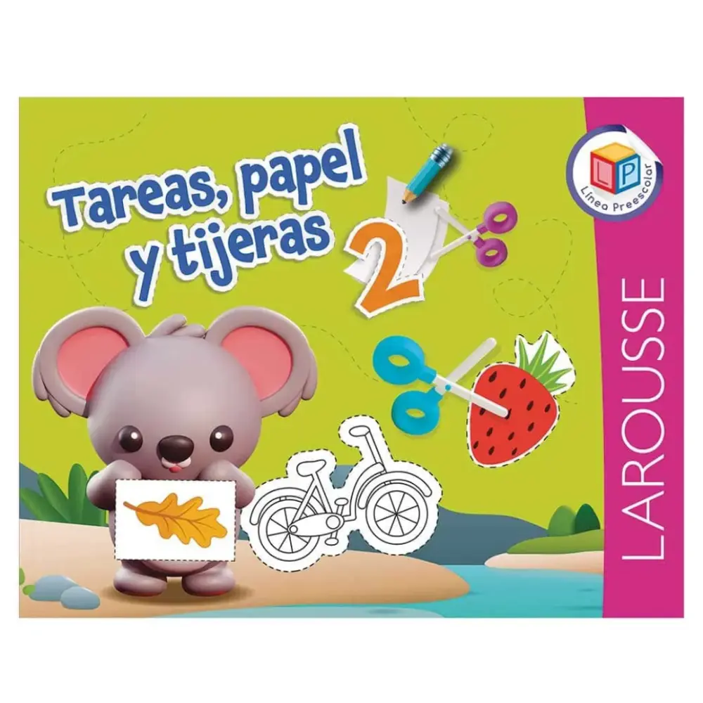 LIBRO LAROUSSE TAREAS ,PAPEL Y TIJERAS 2