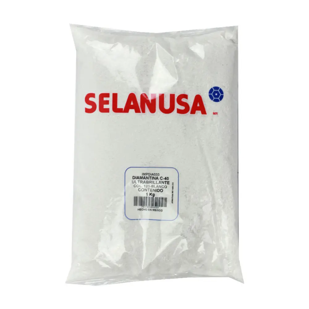 DIAMANTINA C-40 GRUESA BOLSA 1 KILO BLANCA