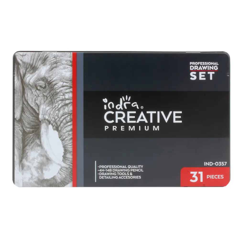SET LAPIZ DIBUJO PROFESIONAL INDRA IND-0357 C/31 PZAS.
