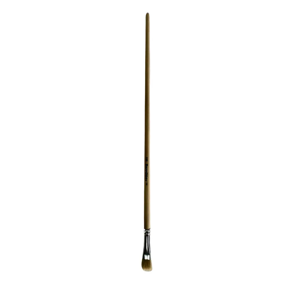 PINCEL BARRILITO PLANO CERDO NO.8   C/12