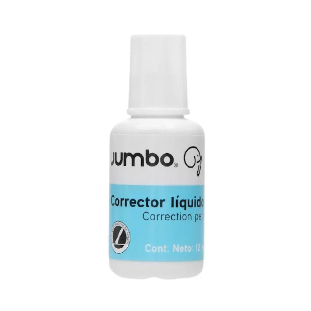 CORRECTOR LIQUIDO JUMBO 12 ML. MOD. PCOR4.