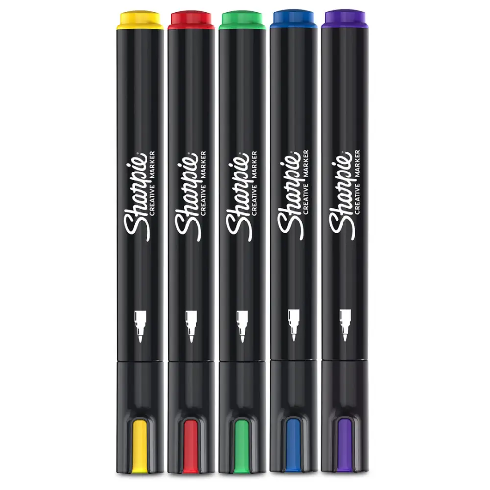MARCADOR SHARPIE ACRILIC PUNTA REDONDA C/5 PZAS. - Image 2