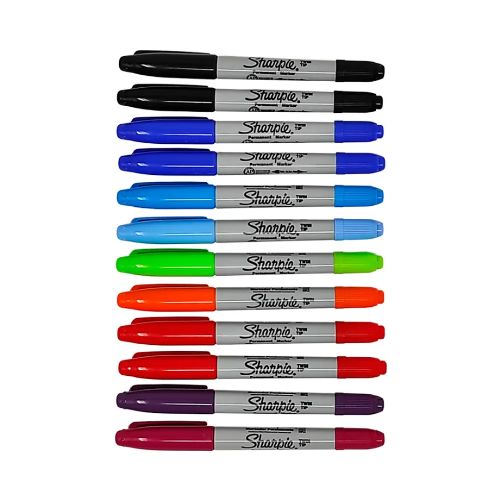 MARCADOR SHARPIE TWIN TIP ESTUCHE C/12 PZAS. - Image 2