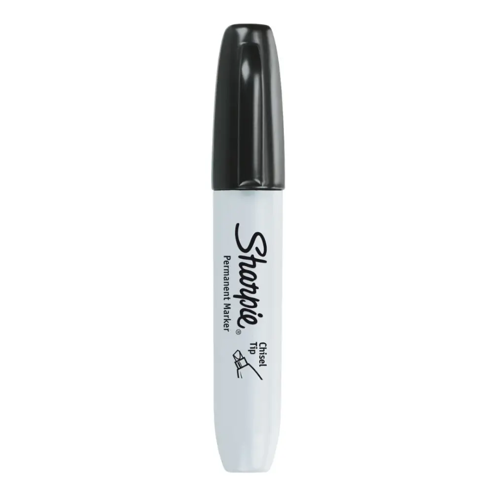 MARCADOR SHARPIE CHISEL PERMANENTE NEGRO - Image 2