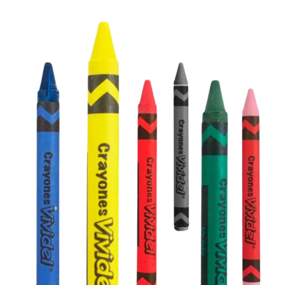 CRAYONES VIVIDEL EXTRA/GRUESO C/6 - Image 2