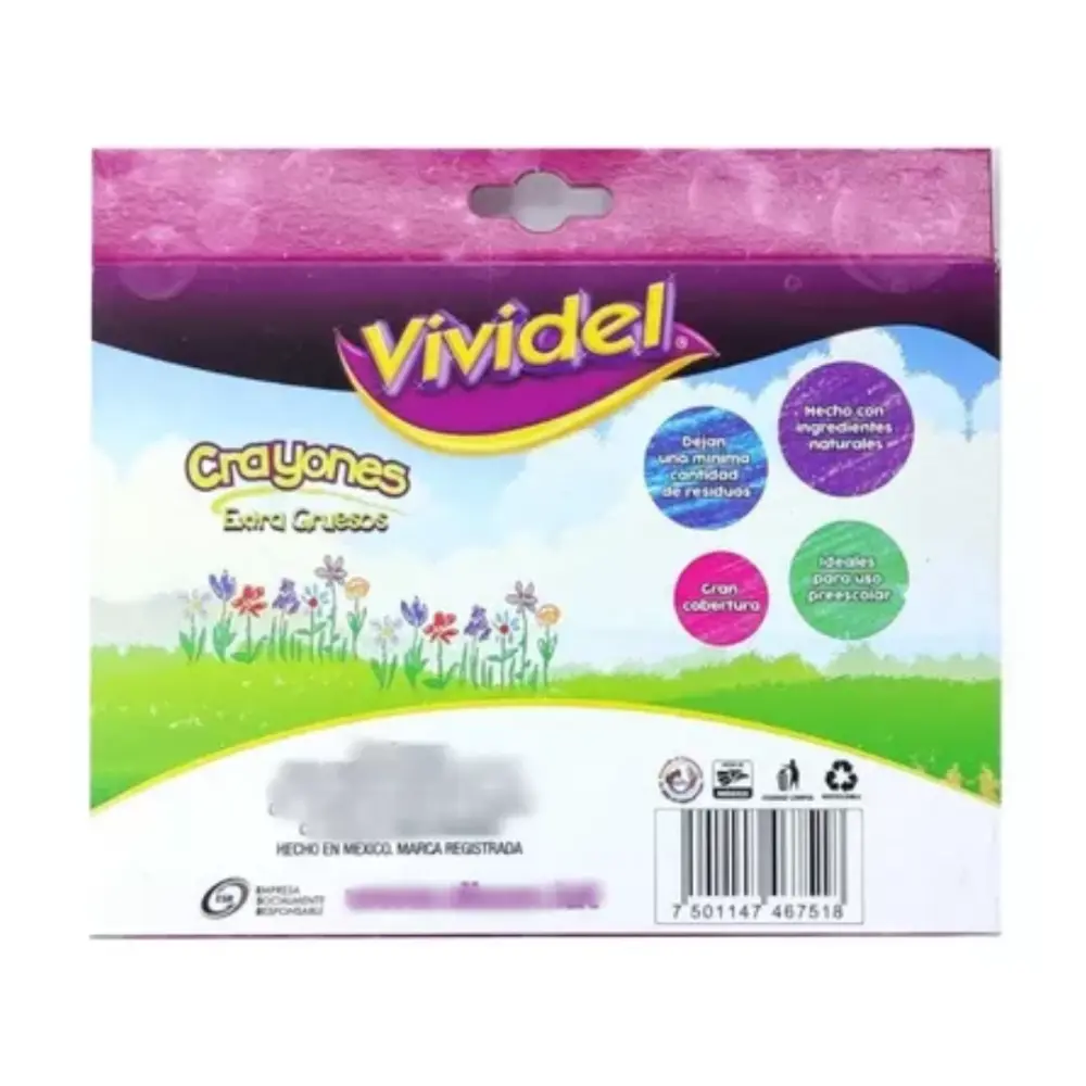 CRAYONES VIVIDEL EXTRA GRUESO C/12 - Image 2