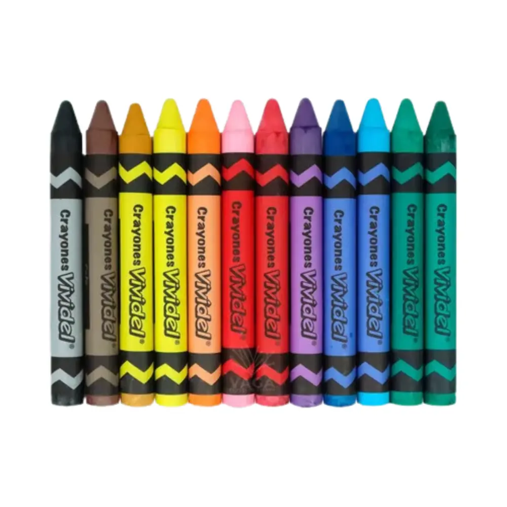 CRAYONES VIVIDEL EXTRA GRUESO C/12 - Image 3