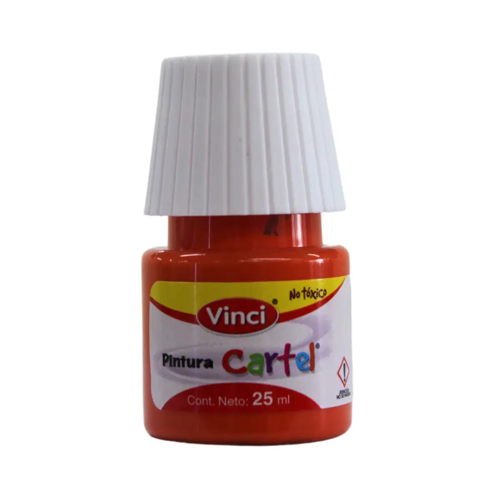 PINTURA VINCI NO 53 ROJO NARANJA