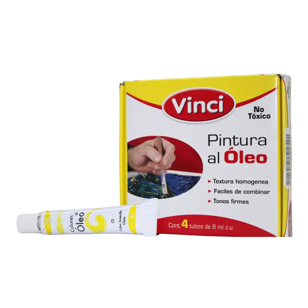 PINTURA VINCI OLEO 8CC #2 AMAR. CLA