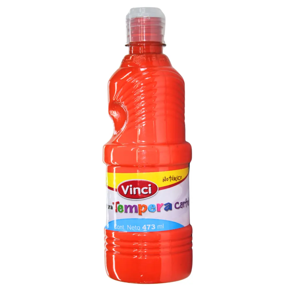 PINTURA VINCI TEMPERA 473 ML. NARANJA