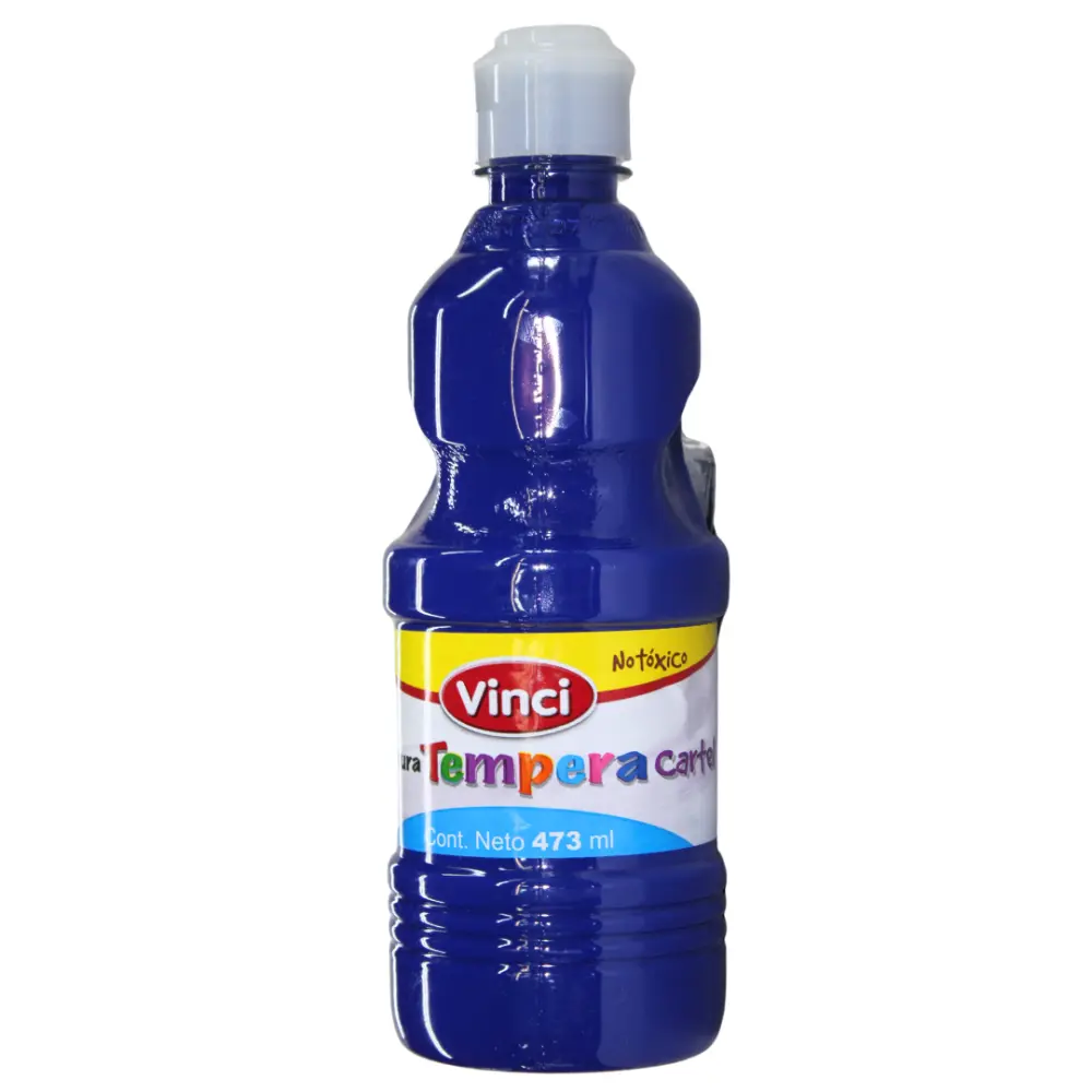PINTURA VINCI TEMPERA 473 ML. AZUL