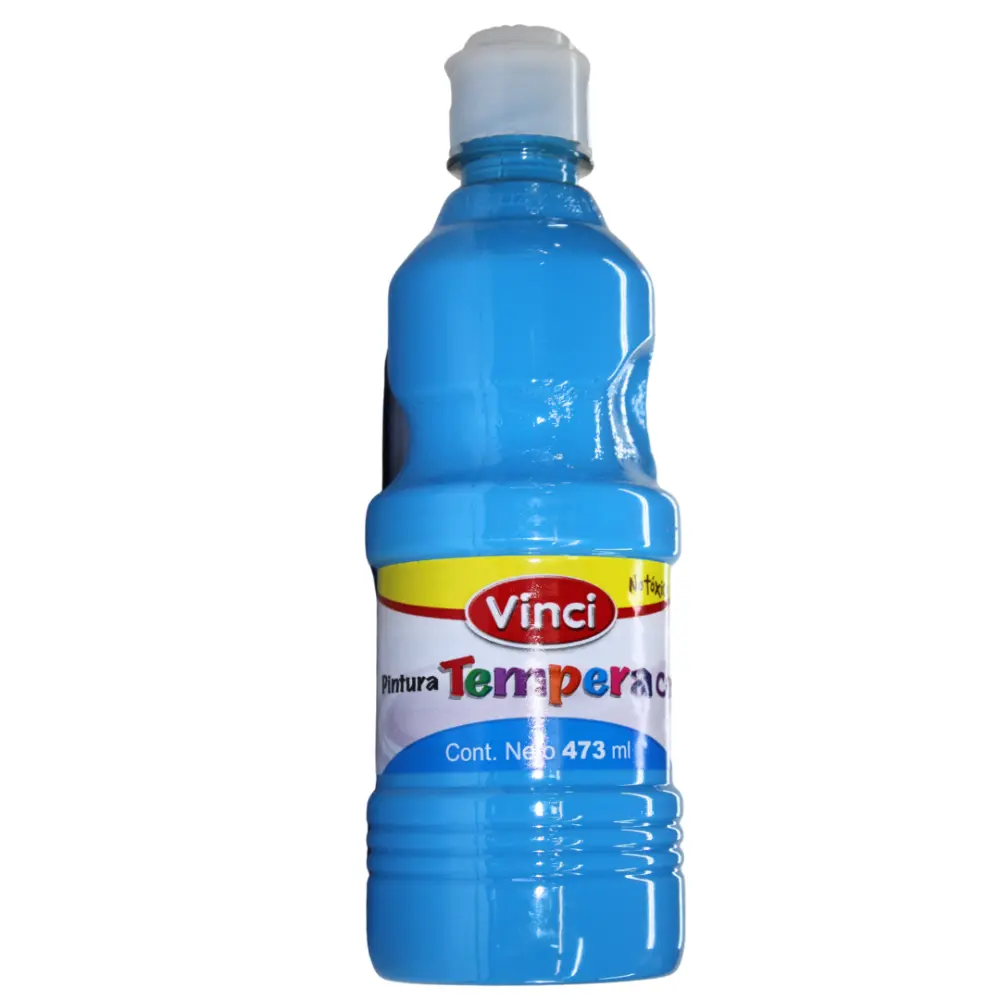 PINTURA VINCI TEMPERA 473 ML. AZUL PASTEL