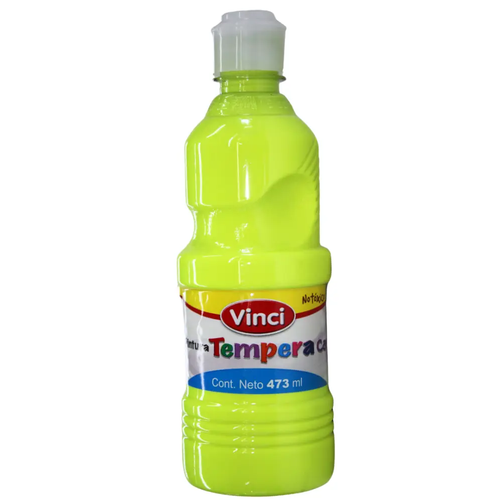 PINTURA VINCI TEMPERA 473 ML. AMARILLO FLUORECENTE