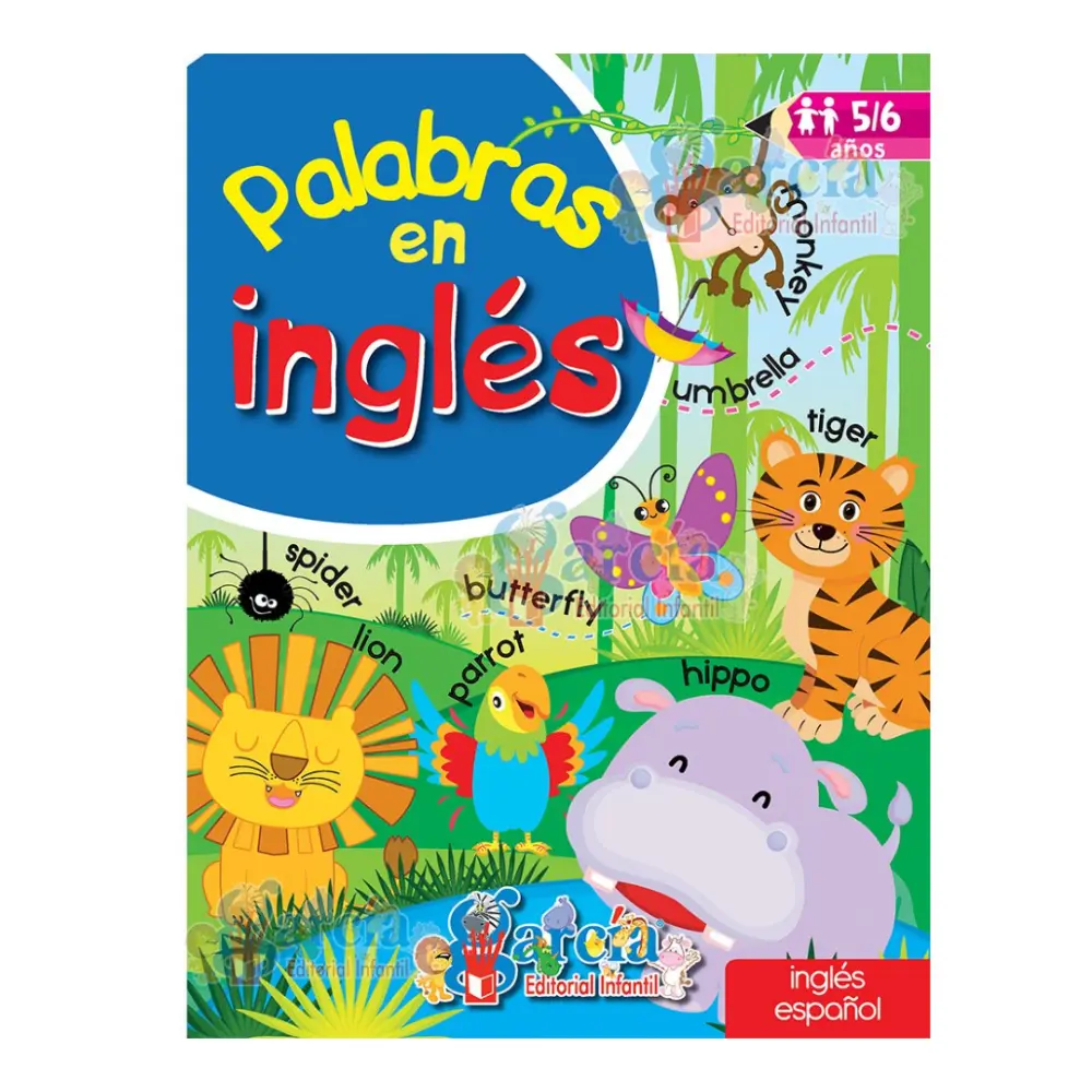 LIBRO JUMBO P/COLOREAR PRIMERAS PALABRAS EN INGLES