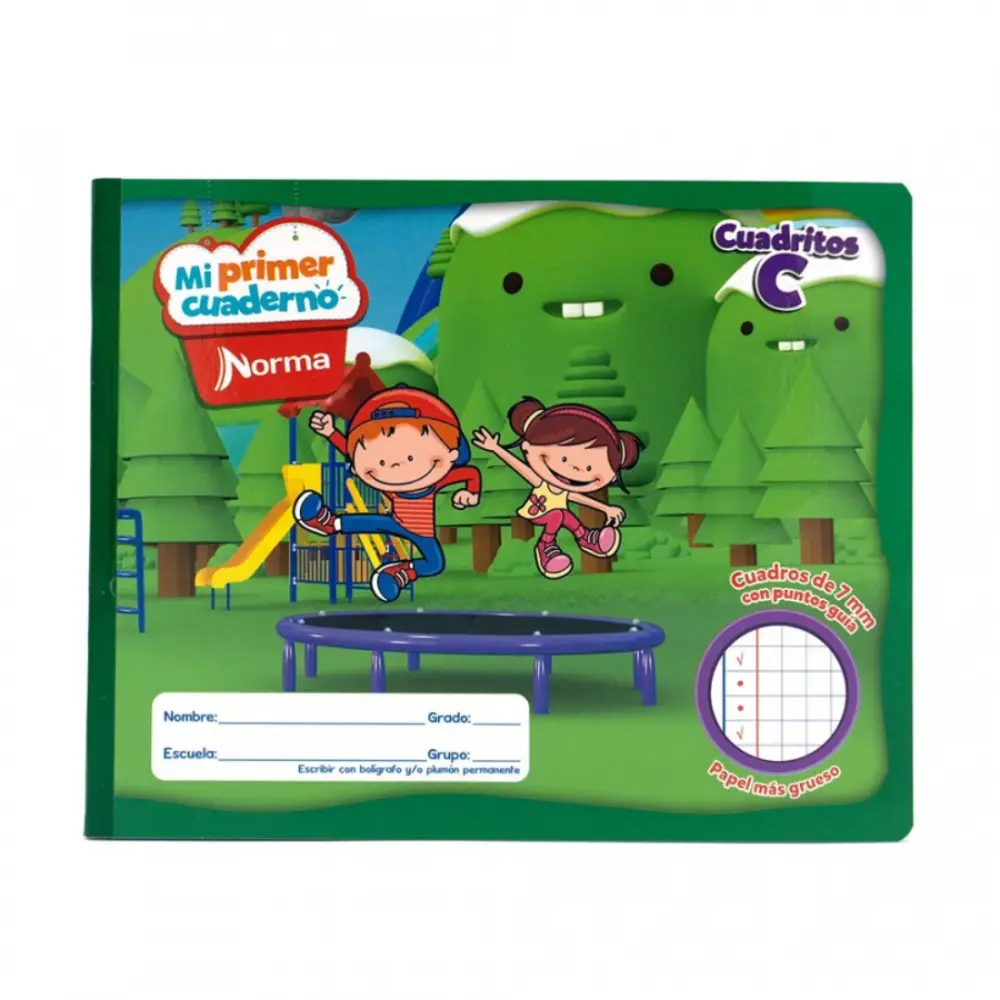 MI PRIMER CUADERNO NORMA 580981 CUADRITOS C 72 H. 7 MM