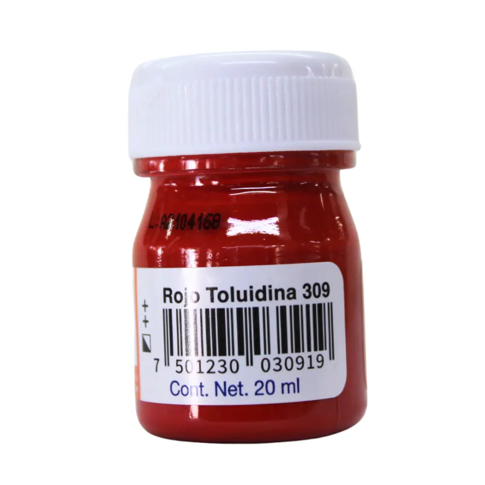 PINTURA POLITEC 309 ROJO TOLUIDINA 20 ML. - Image 2