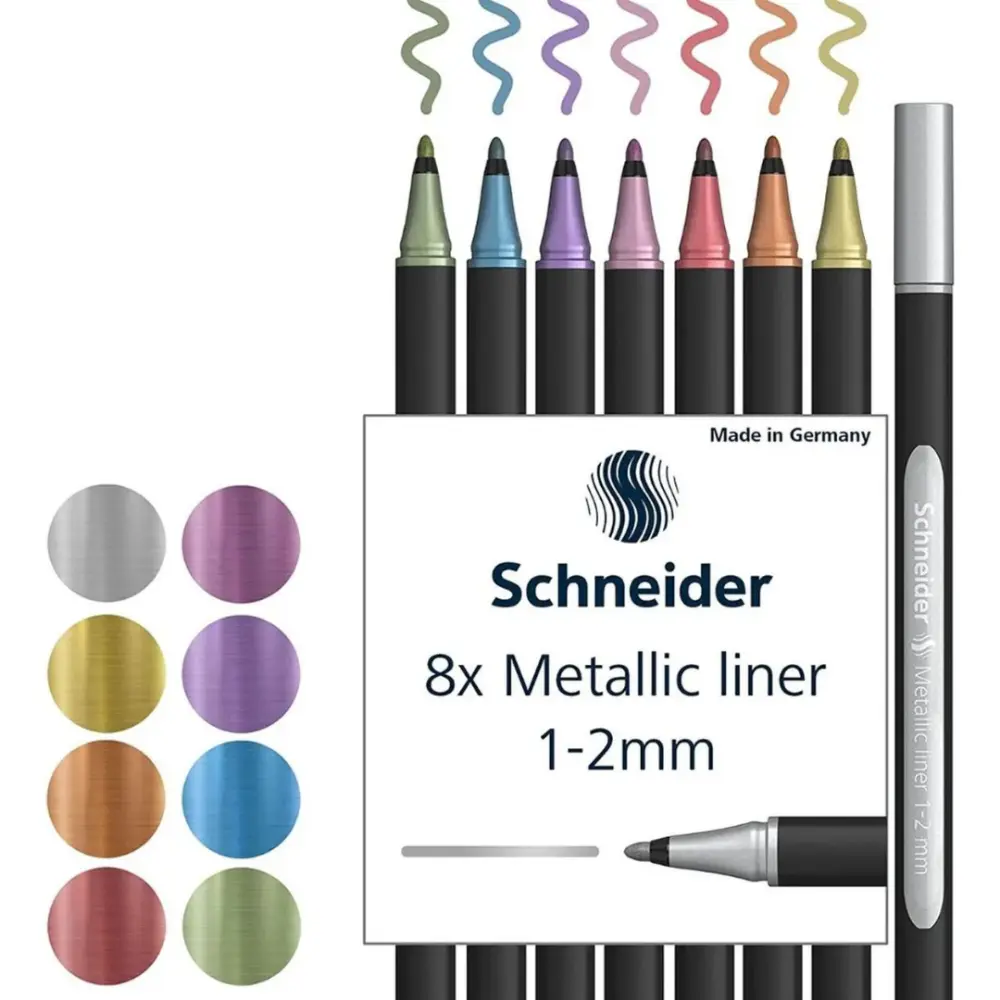 MARCADOR SCHNEIDER METALICO C/8 PZAS. - Image 2