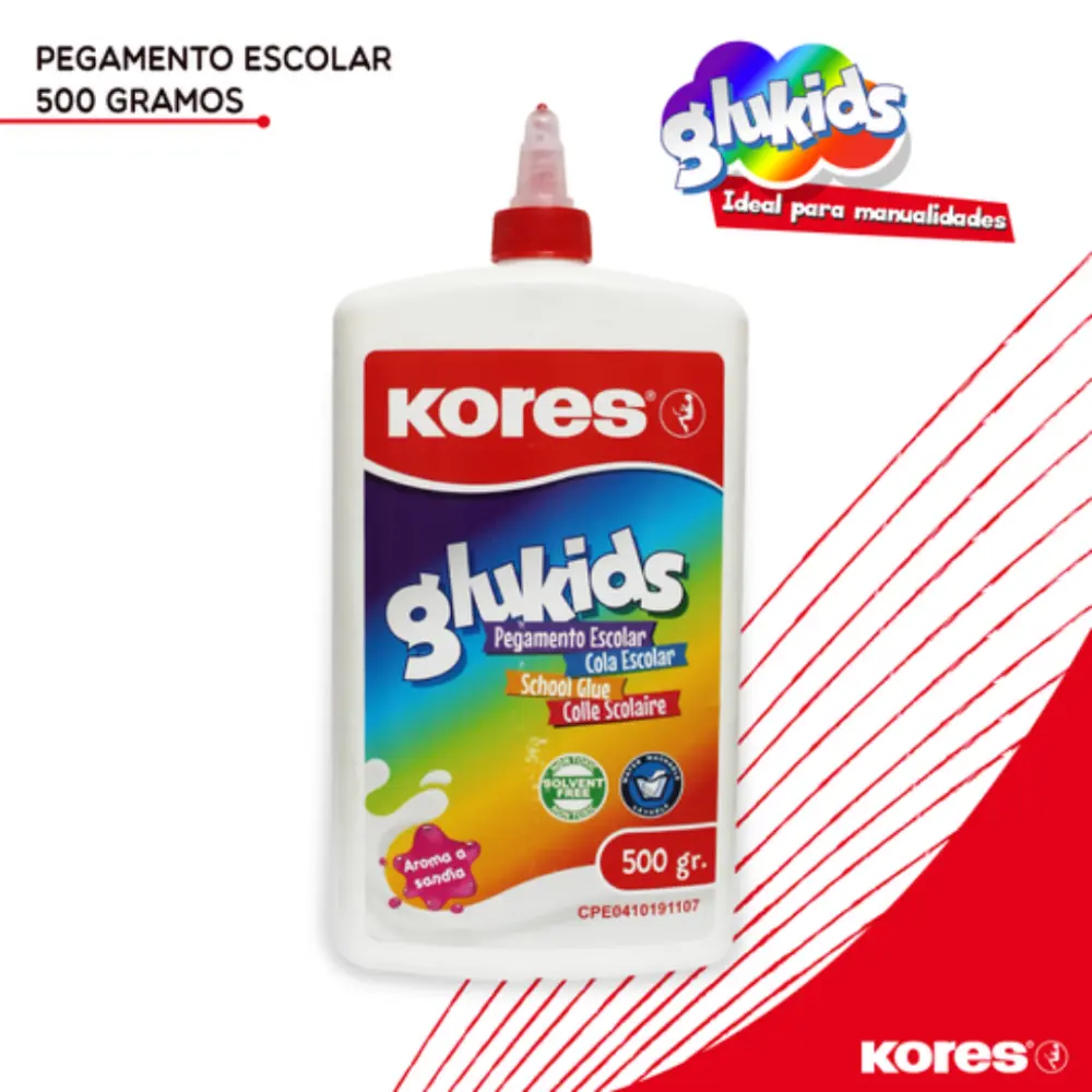 PEGAMENTO BLANCO GLUE KIDS 500 GR. - Image 2