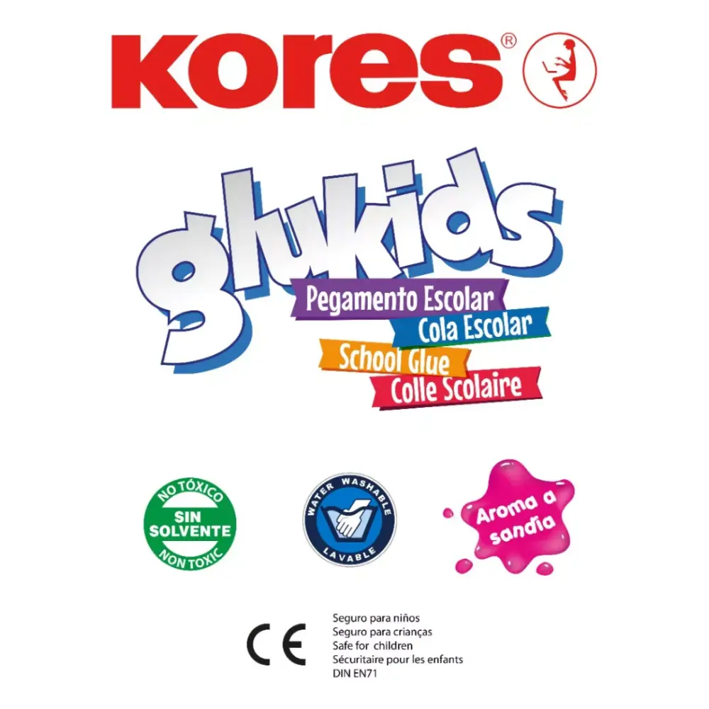 PEGAMENTO BLANCO GLUE KIDS 500 GR. - Image 3