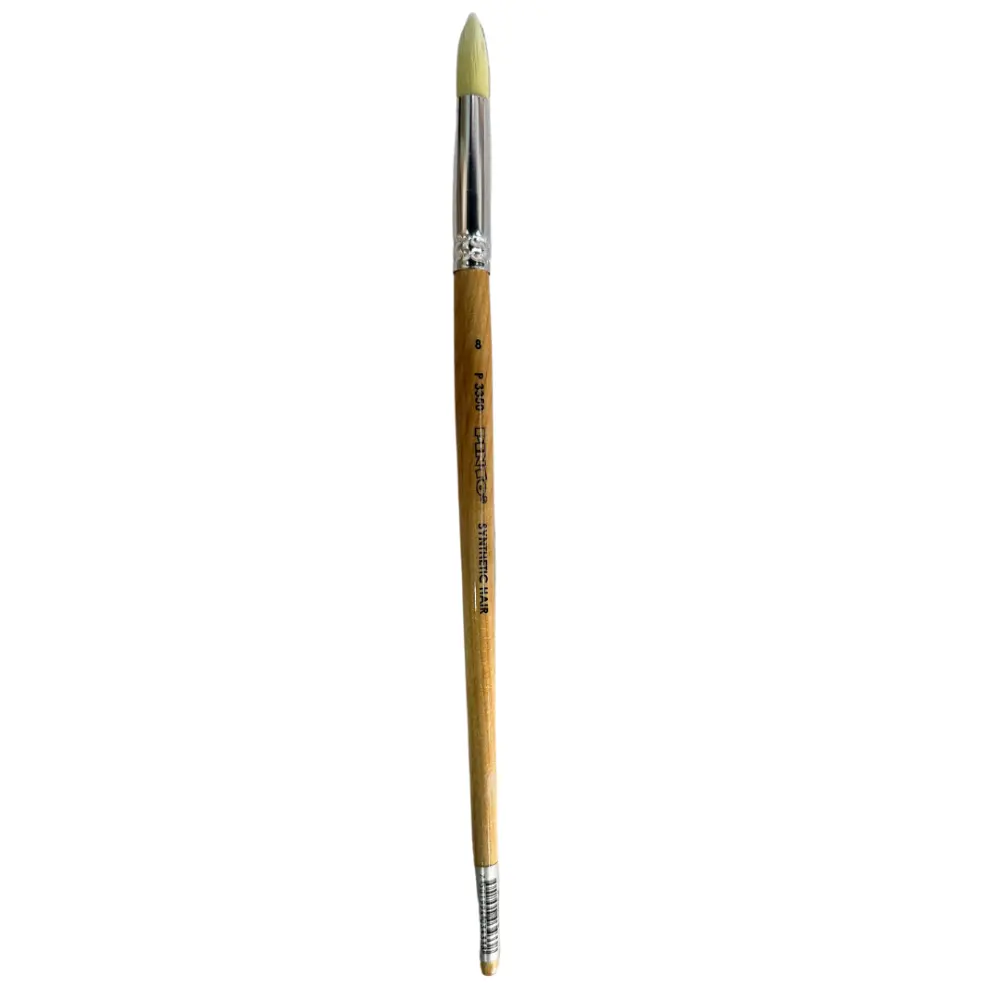 P3350-8  PINCEL PINTO REDONDO PELO MARFIL SINTETICO 300142