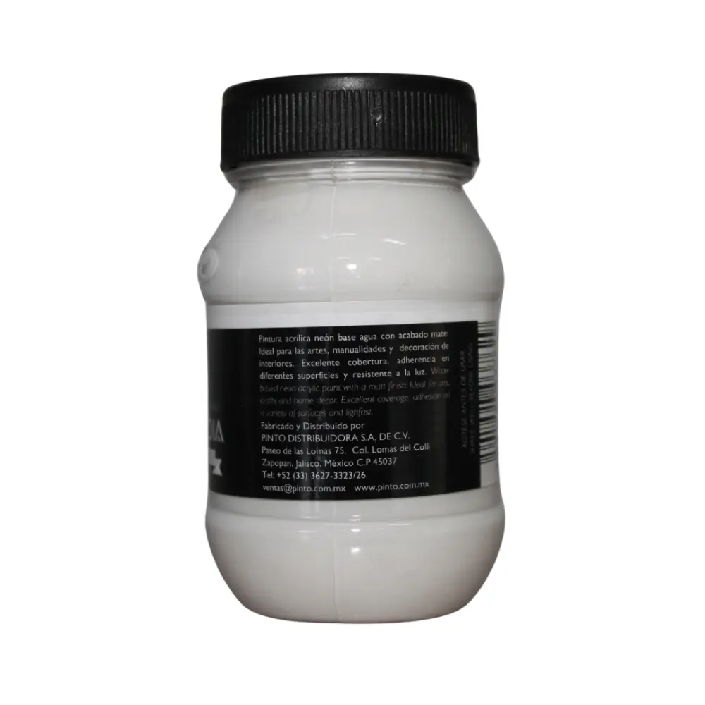 500 BLANCO NEON 100ml ACRILICO PINTO VANGUARDIA 300408 - Image 3