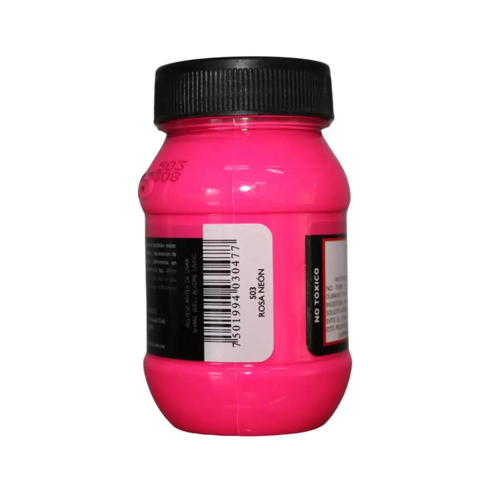 503 ROSA NEON 100ml ACRILICO PINTO VANGUARDIA 300414 - Image 2