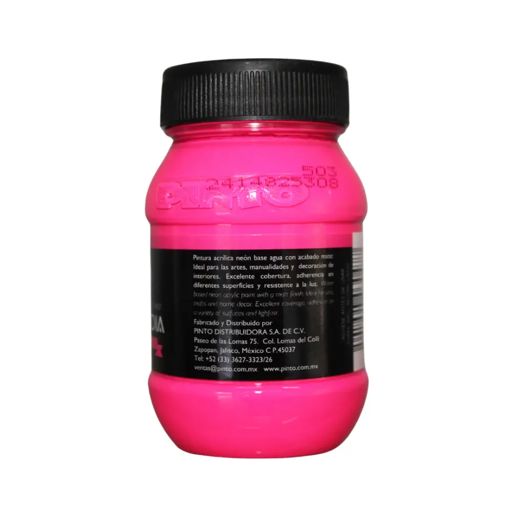 503 ROSA NEON 100ml ACRILICO PINTO VANGUARDIA 300414 - Image 3