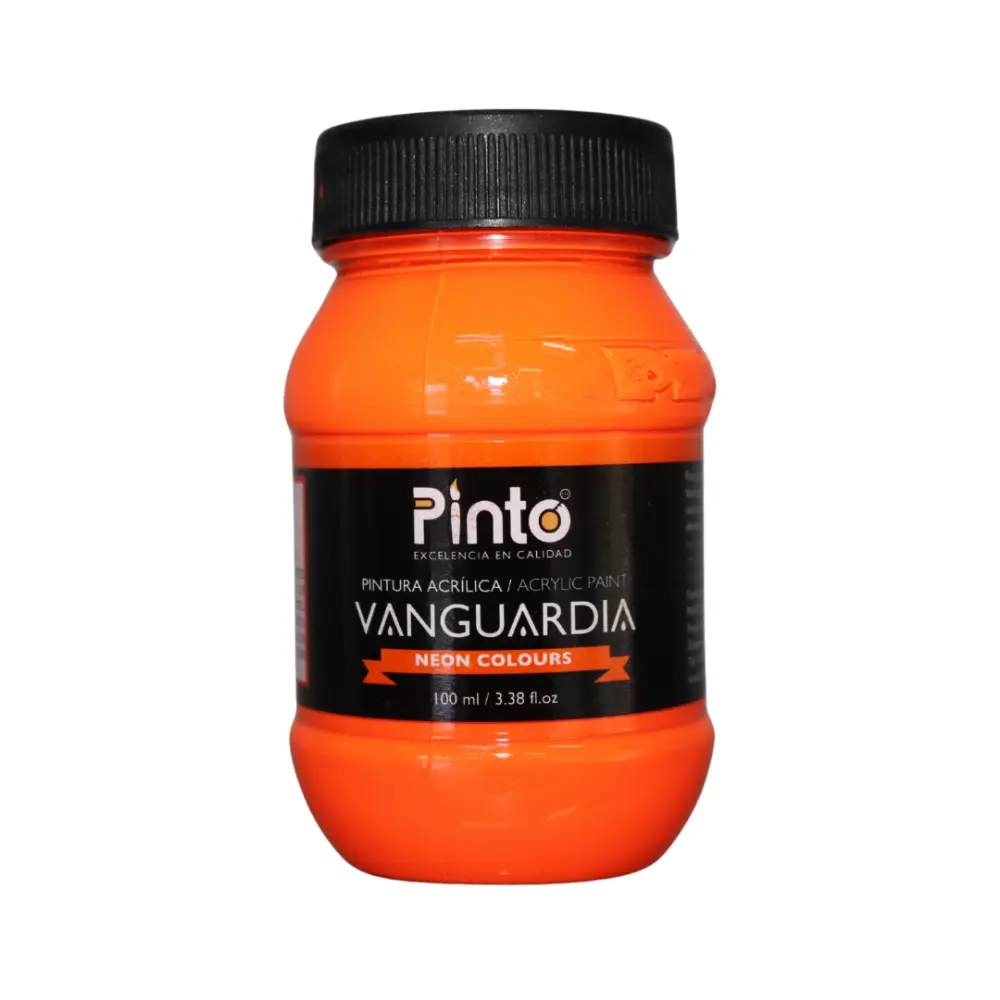 504 NARANJA NEON 100ml ACRILICO PINTO VANGUARDIA 300416