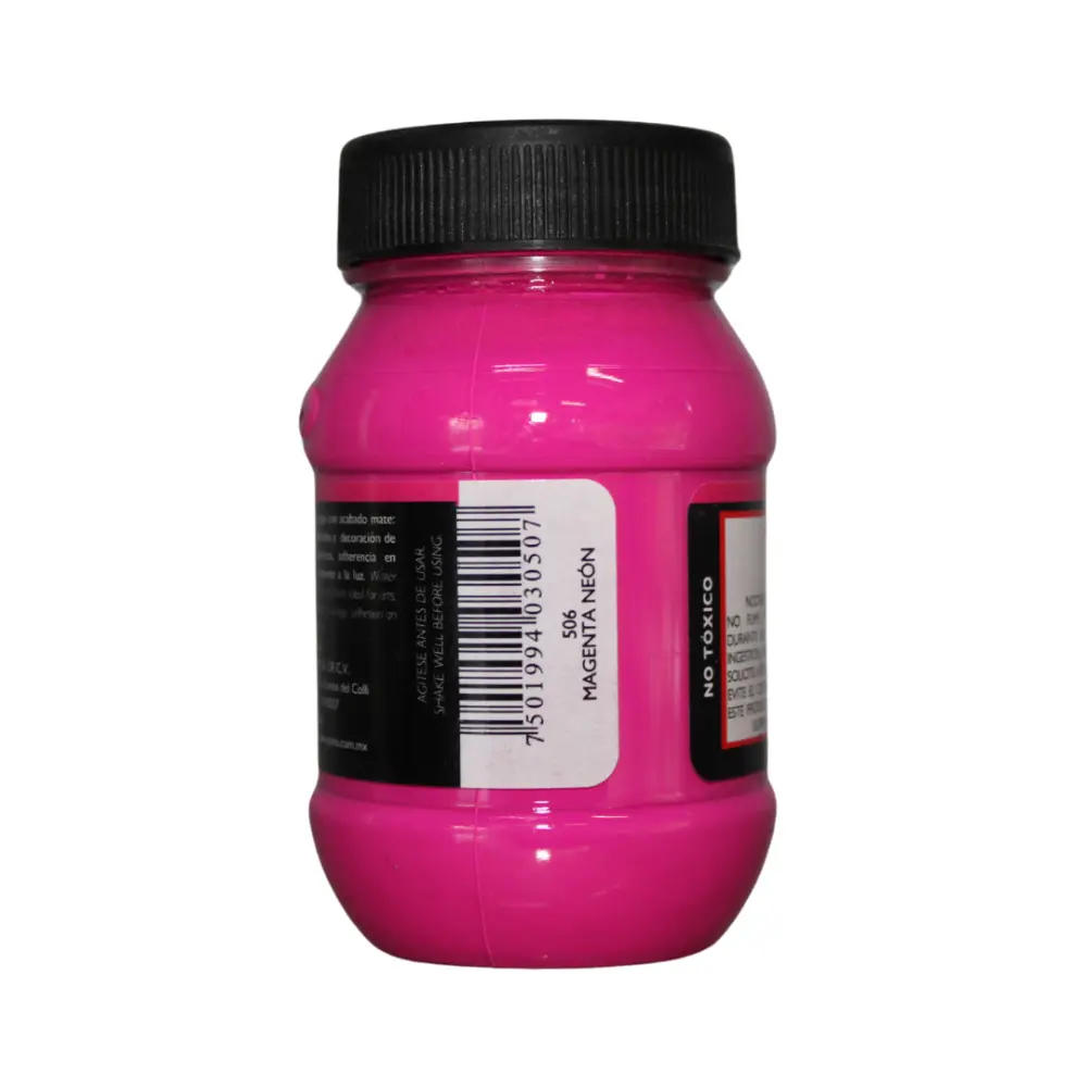 506 MAGENTA NEON 100ml ACRILICO PINTO VANGUARDIA 300420 - Image 2