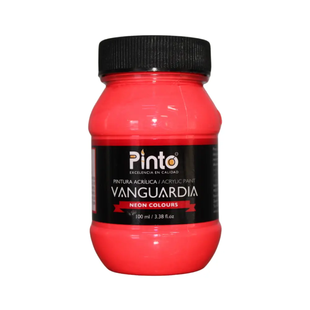 508 ROJO NEON 100ml ACRILICO PINTO VANGUARDIA 300424