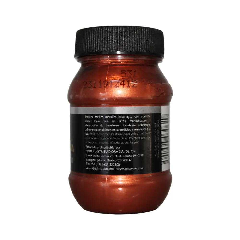 531 ROJO COBRIZO 100ml ACRILICO PINTO VANGUARDIA 300452 - Image 3