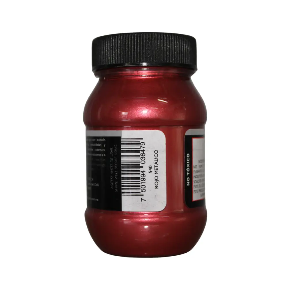 540 ROJO METALICO 100ml ACRILICO PINTO VANGUARDIA 300454 - Image 2