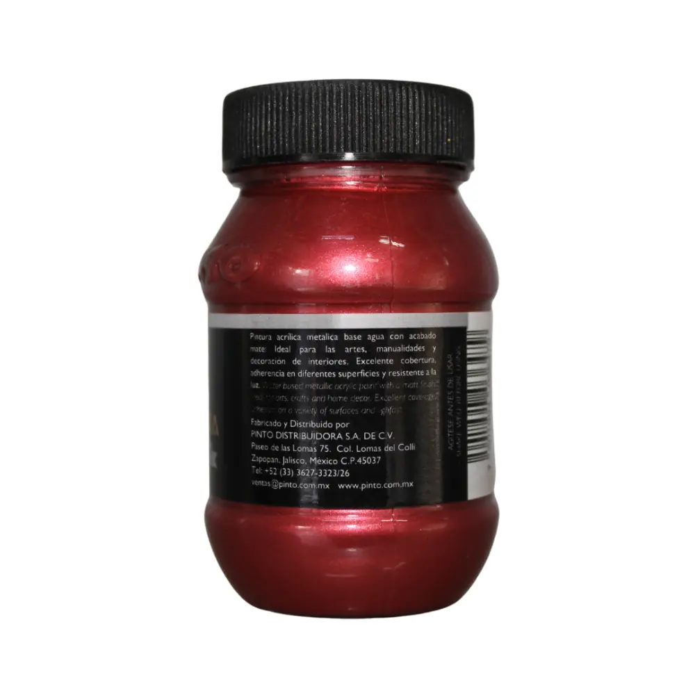 540 ROJO METALICO 100ml ACRILICO PINTO VANGUARDIA 300454 - Image 3