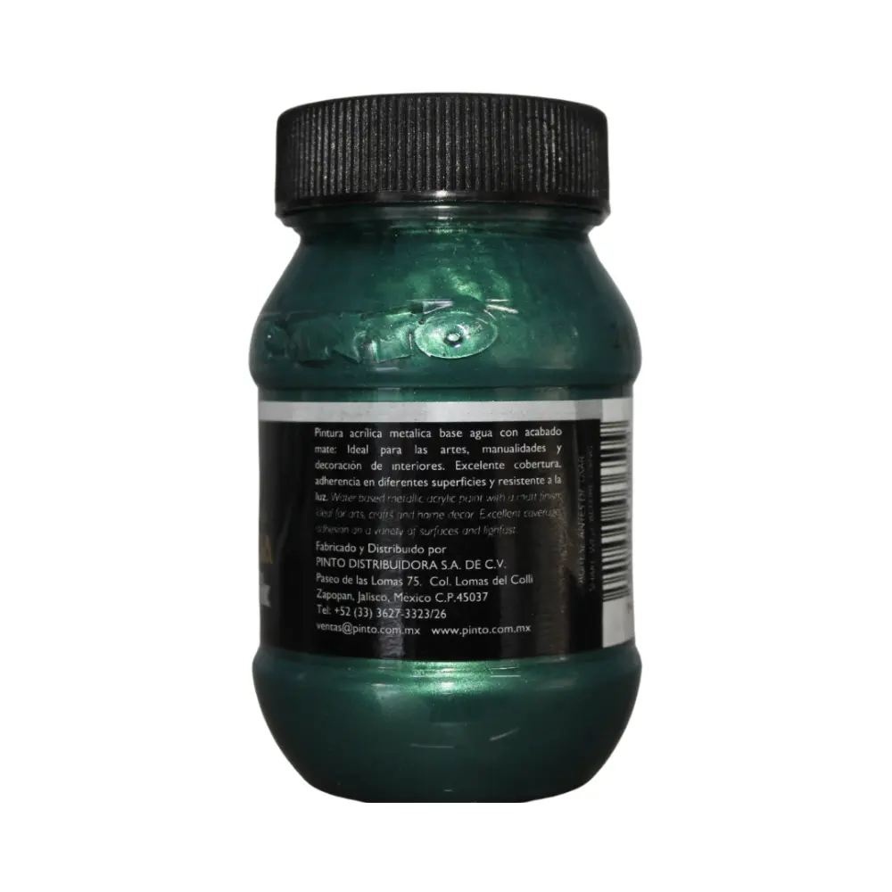 541 VERDE METALICO 100ml ACRILICO PINTO VANGUARDIA 300456 - Image 3