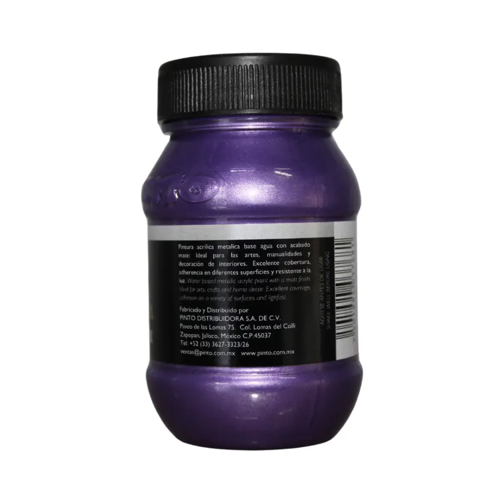 562 VIOLETA METALICO 100ml ACRILICO PINTO VANGUARDIA 300474 - Image 3