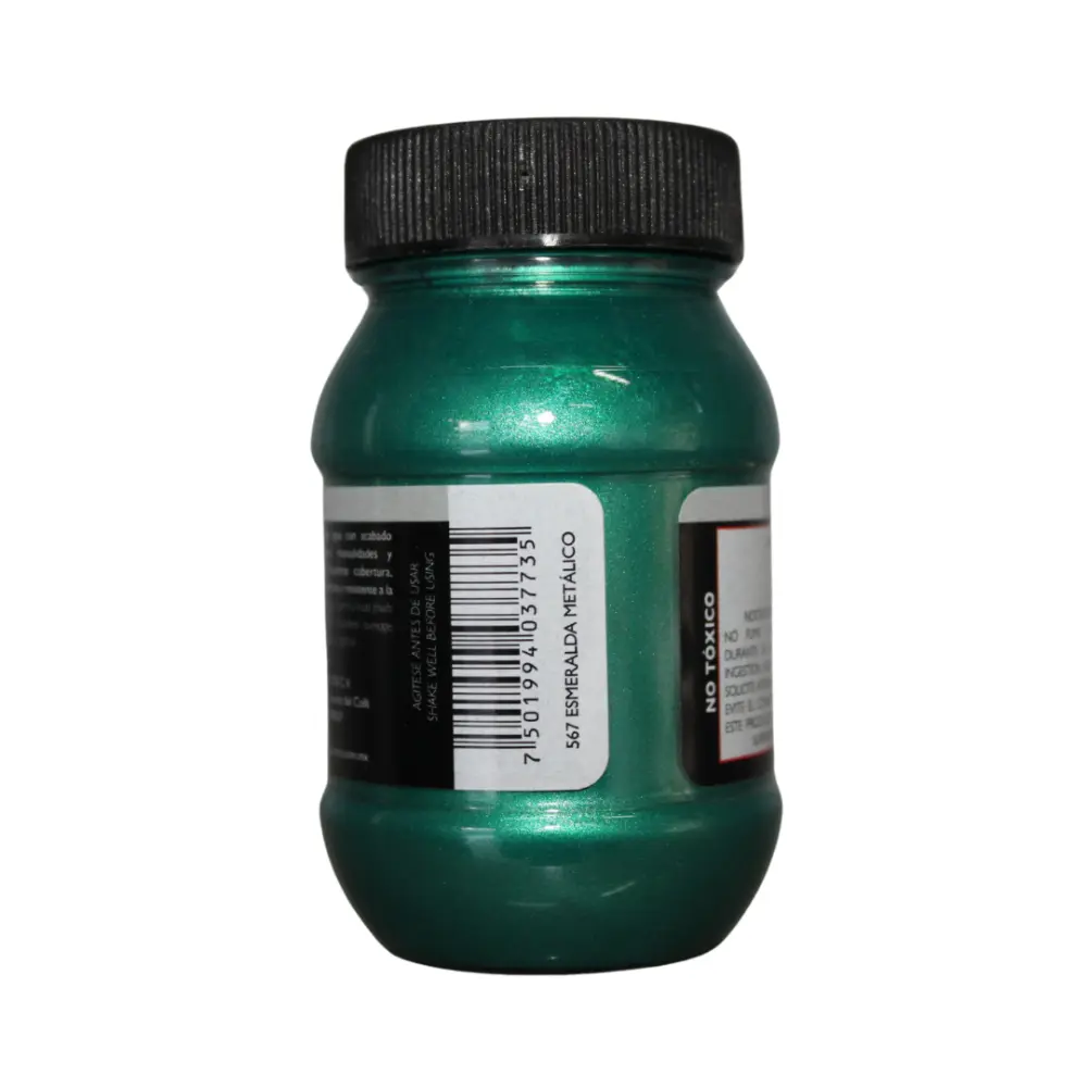 567 ESMERALDA METALICO 100ml ACRILICO PINTO VANGUARDIA 300484 - Image 2