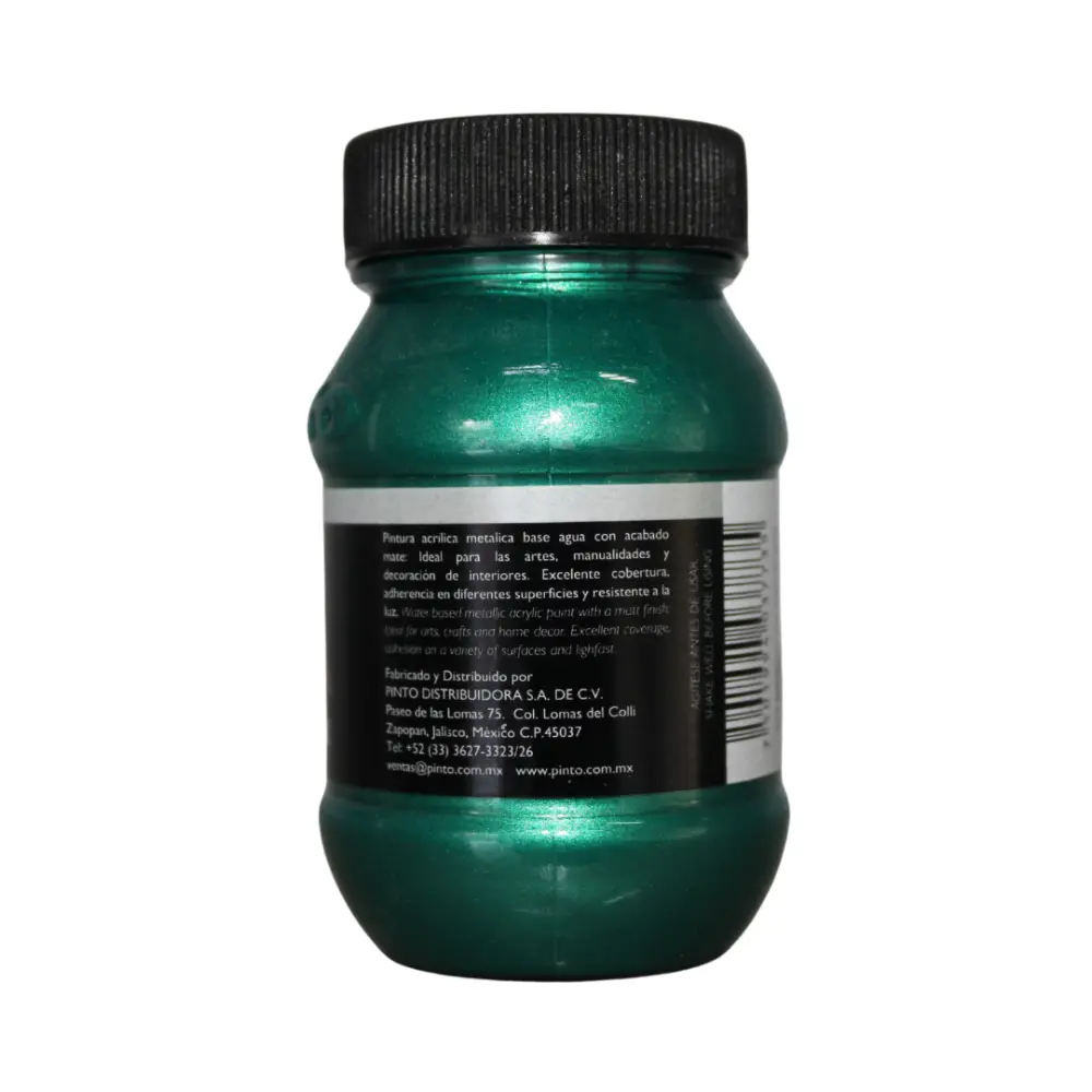 567 ESMERALDA METALICO 100ml ACRILICO PINTO VANGUARDIA 300484 - Image 3
