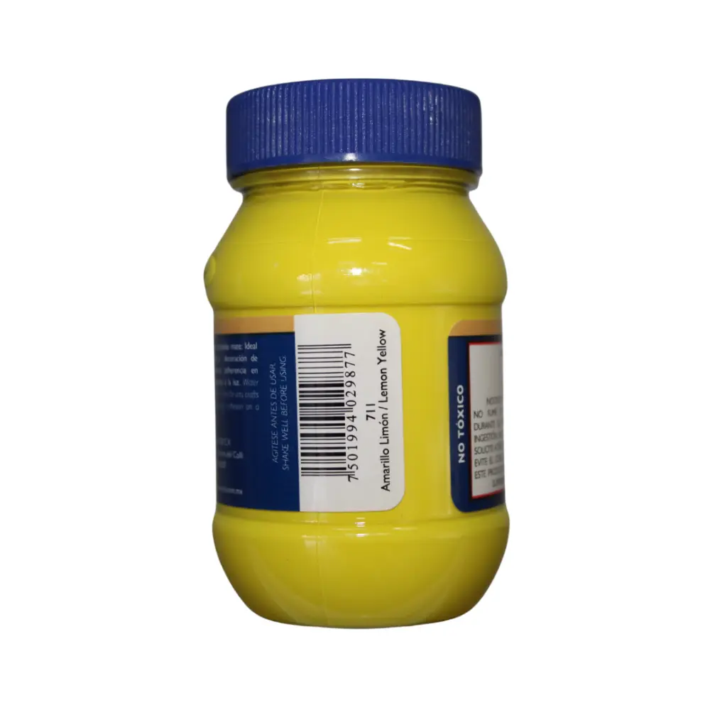 711 AMARILLO  LIMON 100ml ACRILICO PINTO VANGUARDIA 300506