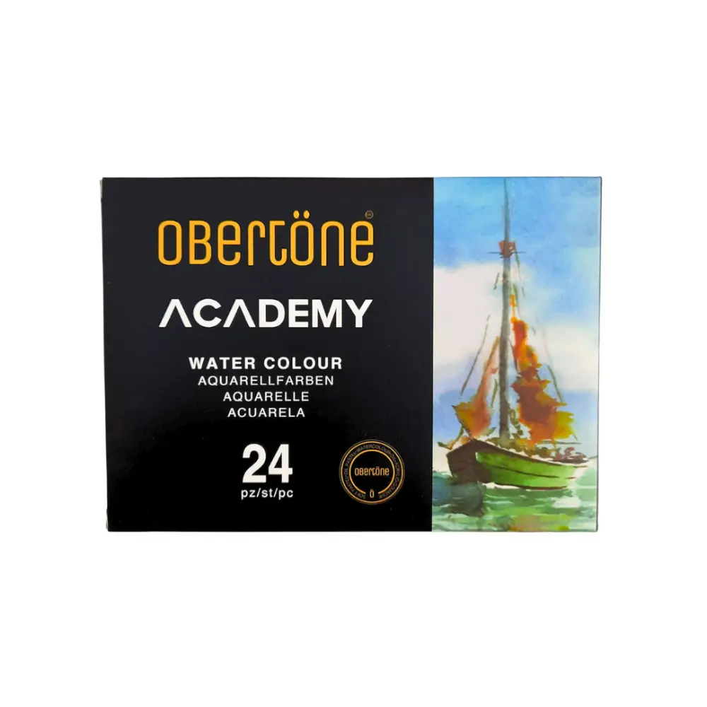 SET CON 24 ACUARELAS OBERTONE ACADEMY 300820
