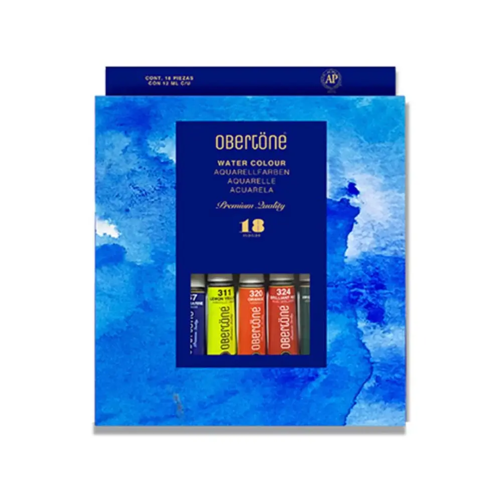 SET C/18 TUBOS ACUARELA 12mL OBERTONE PREMIUM QUALITY 300830