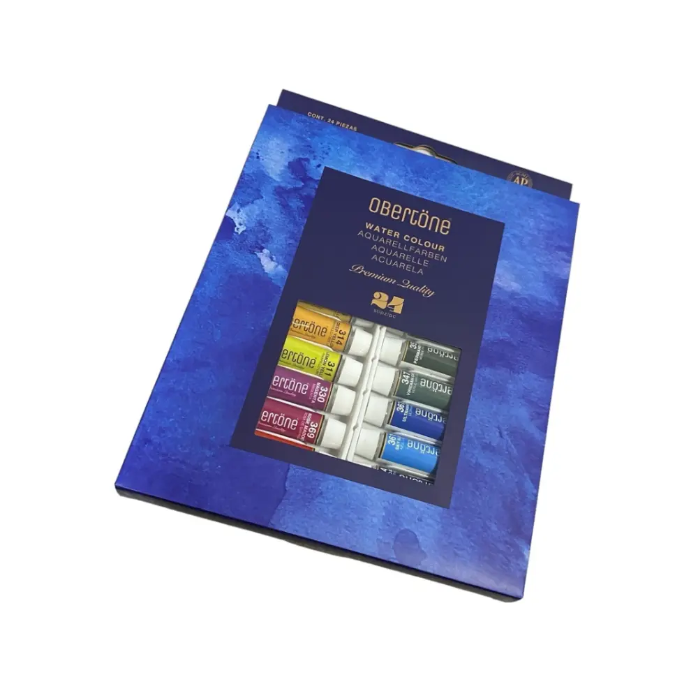 SET C/24 TUBOS ACUARELA 12mL OBERTONE  PREMIUM QUALITY 300832