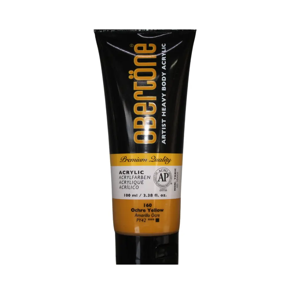 160 AMARILLO OCRE 100ml ACR ARTIST HEAVY BODY OBERTONE 300960