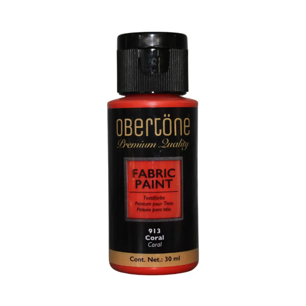 913 CORAL 30ml PINTURA TEXTIL OBERTONE 301042