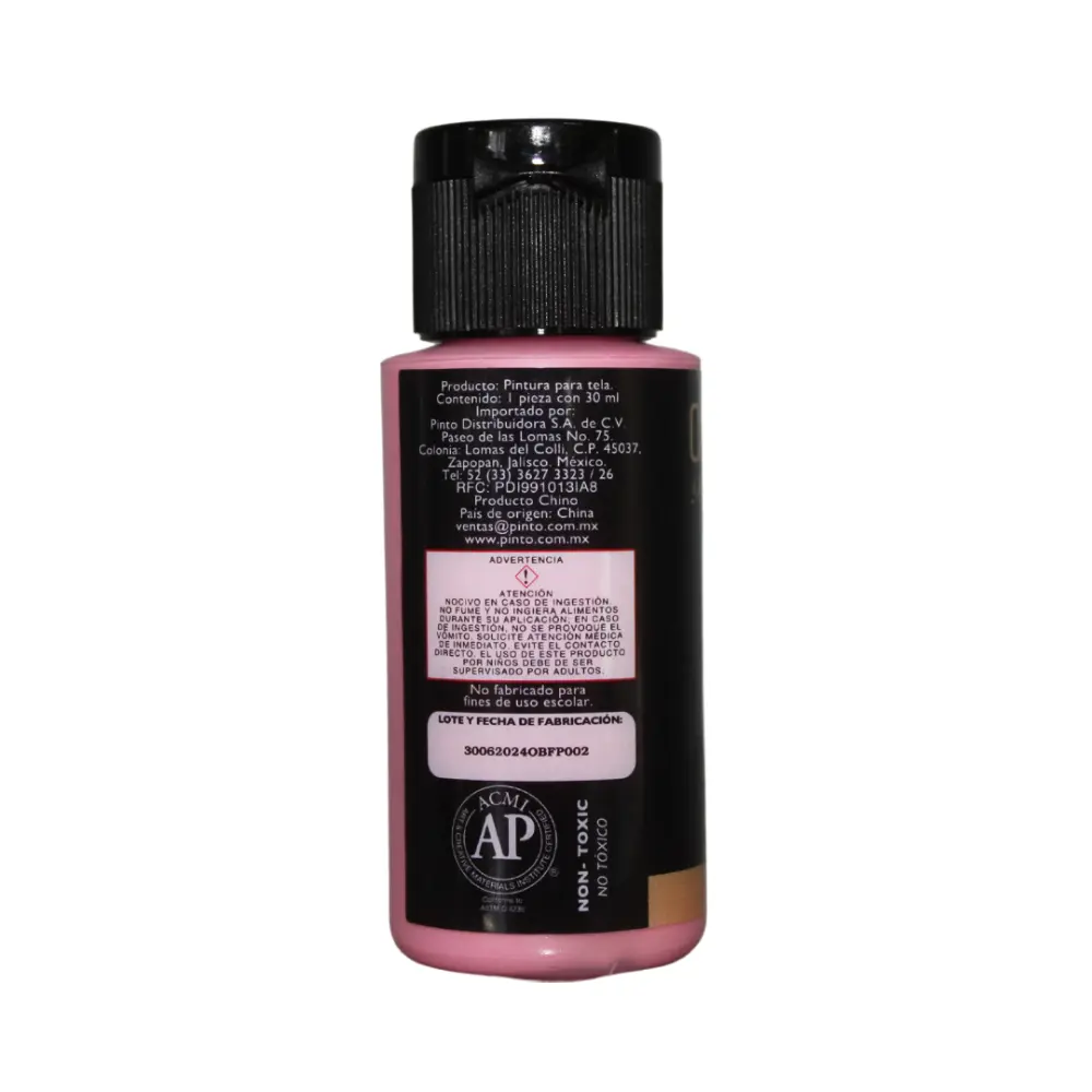 925 ROSA BEBE 30ml PINTURA TEXTIL OBERTONE 301054 - Image 3