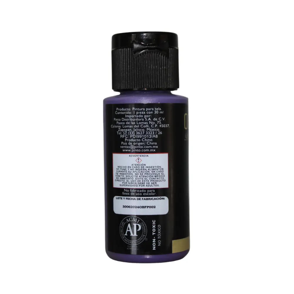 932 VIOLETA 30ml PINTURA TEXTIL OBERTONE 301068 - Image 3