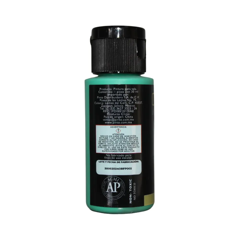 951 VERDE JADE 30ml PINTURA TEXTIL OBERTONE 301086 - Image 3